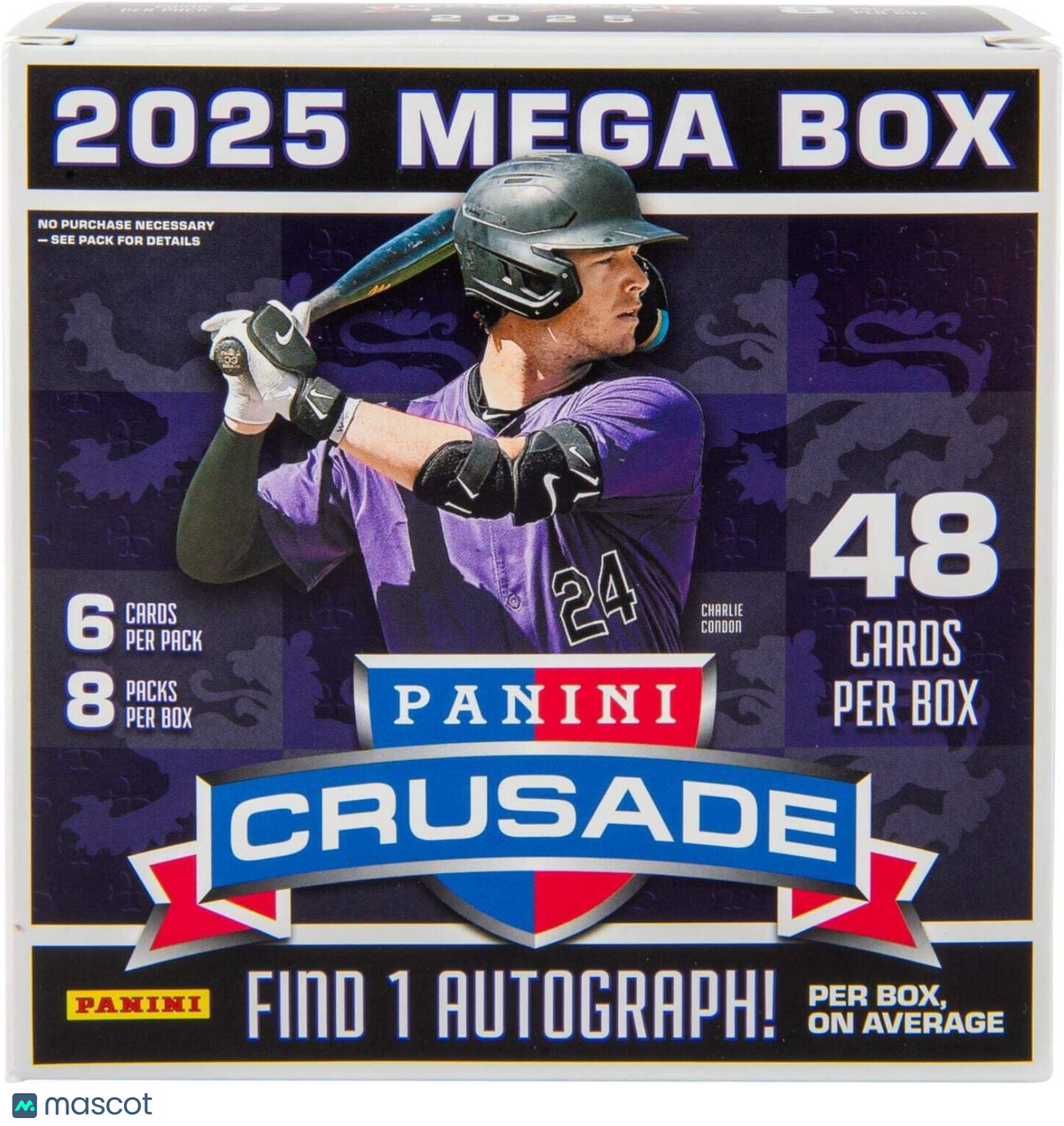 Panini 2025 Crusade Baseball Trading Cards Mega Box