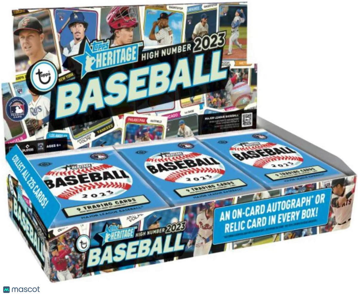 2023 Topps Heritage High Number Baseball Hobby Box