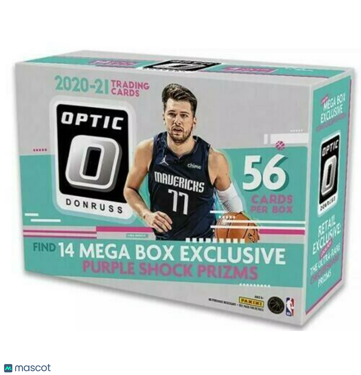 2020-21 Panini Donruss Optic NBA Basketball Mega Box 56 Cards