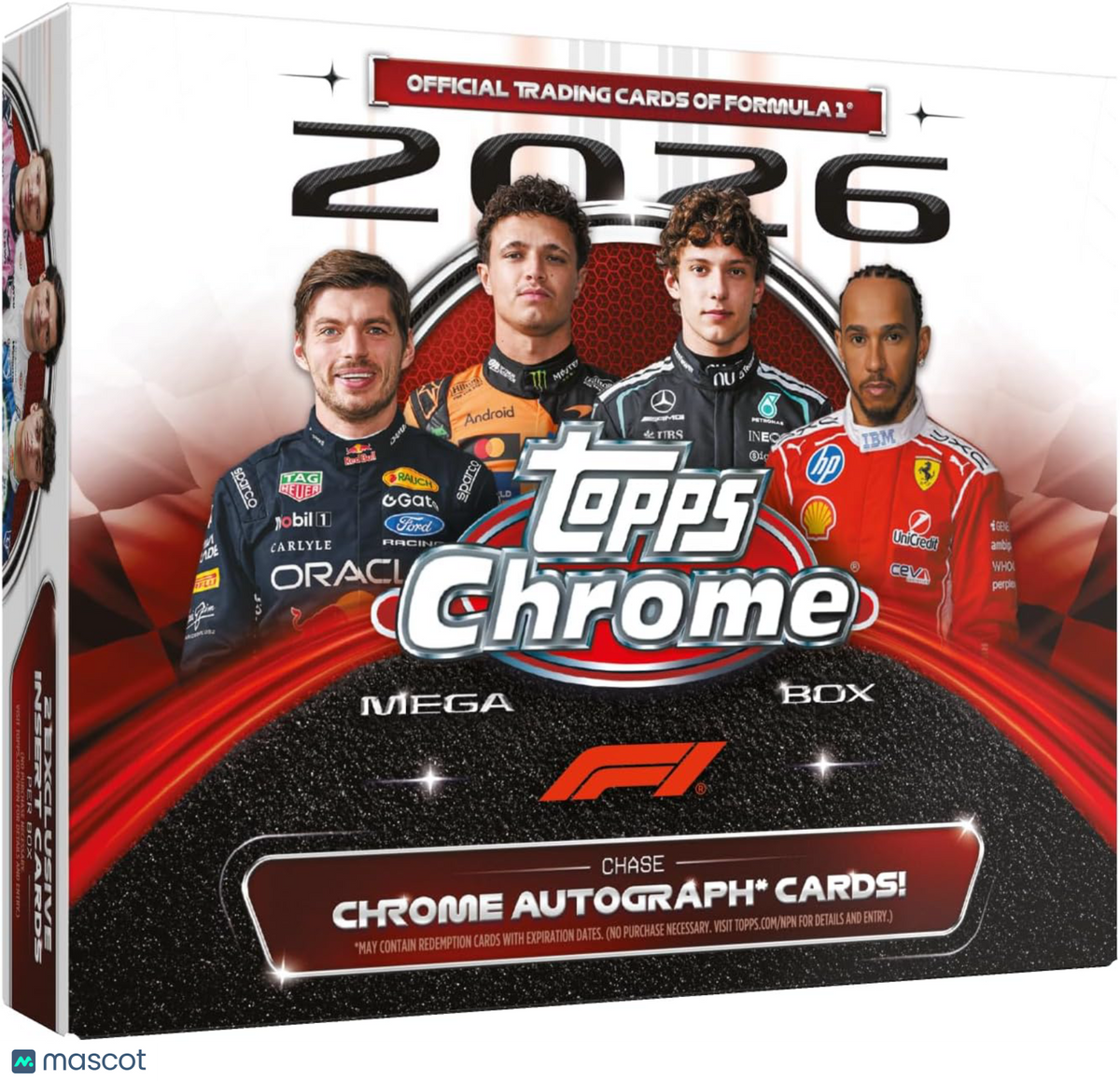 2026 Topps Chrome Formula 1 - Factory Sealed - Mega Box