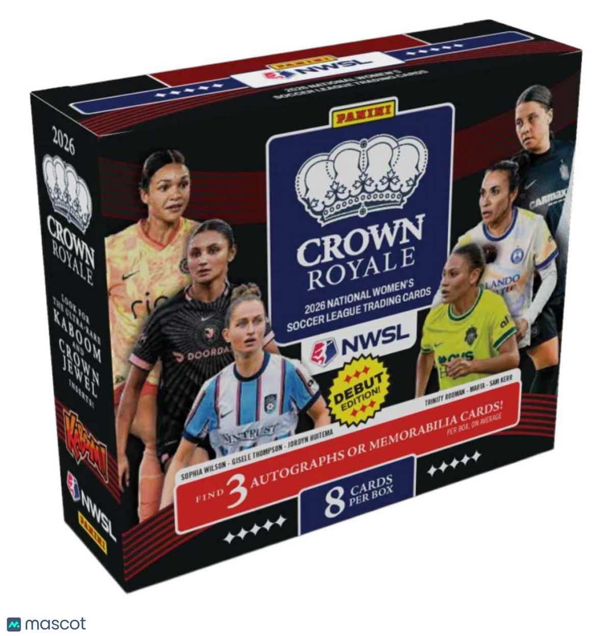 2026 Panini Crown Royale NWSL Soccer Hobby Box