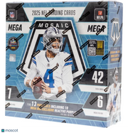 Panini 2025 Mosaic Football Mega Box Trading Cards