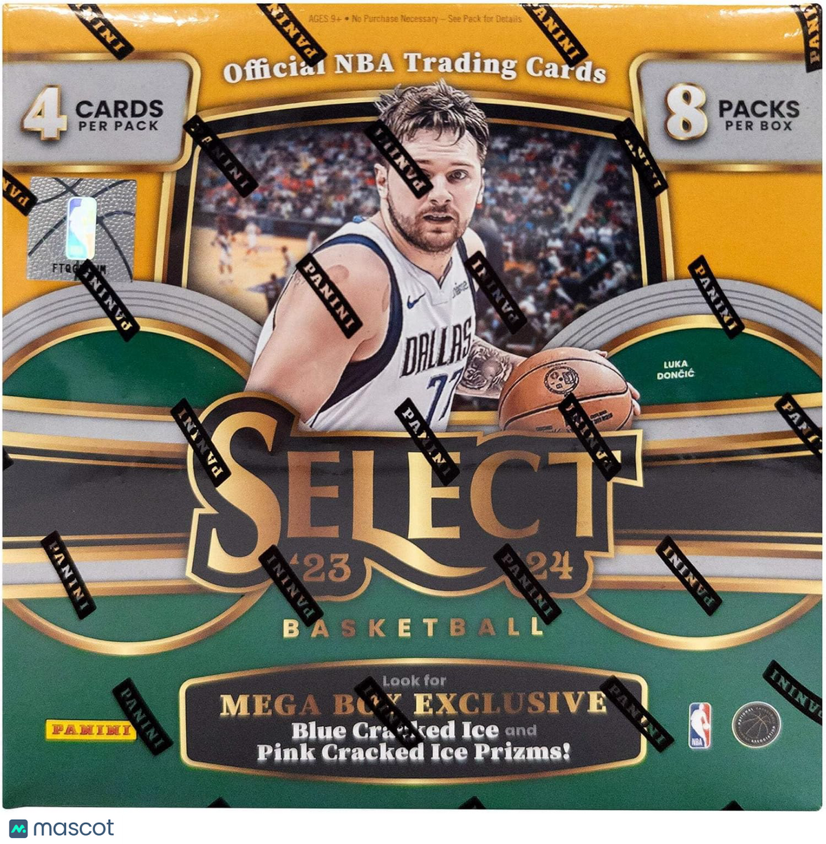 2023-24 Panini Select Basketball Mega Box (Blue and Pink Cracked Ice Prizms)