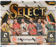 2025-26 Panini Select EuroLeague Basketball Hobby Box