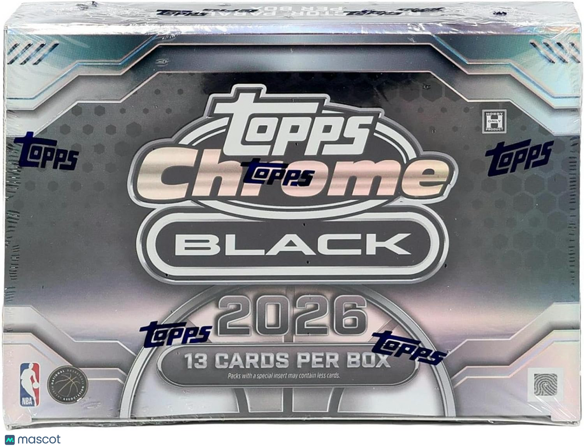 2025-26 Topps Chrome Black Basketball Hobby Box