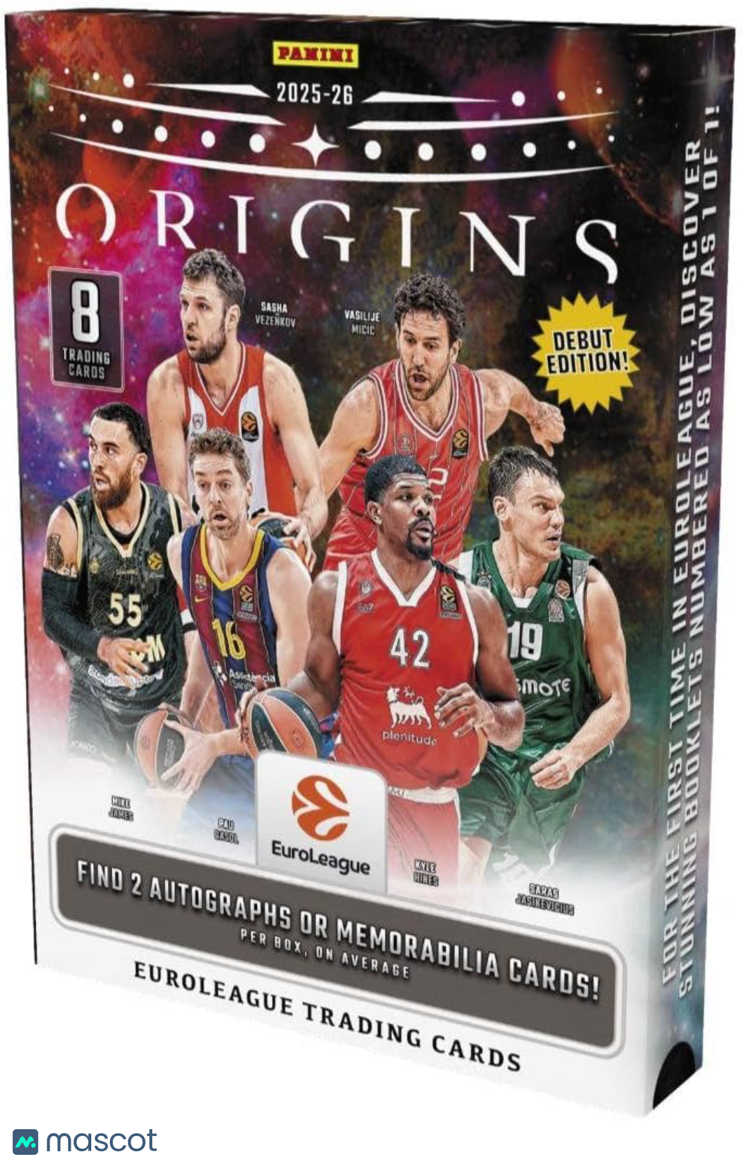 2025-26 Panini Origins EuroLeague Basketball Hobby Box