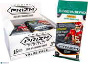 Panini America NFL 2025 Panini Prizm Fat Pack Trading Card Box | 12 Packs