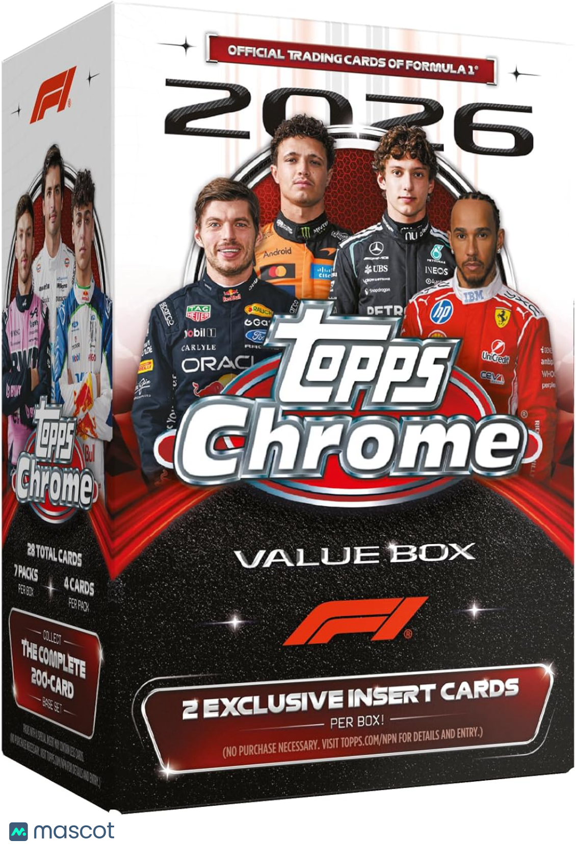 2026 Topps Chrome Formula 1 - Factory Sealed - Value Box