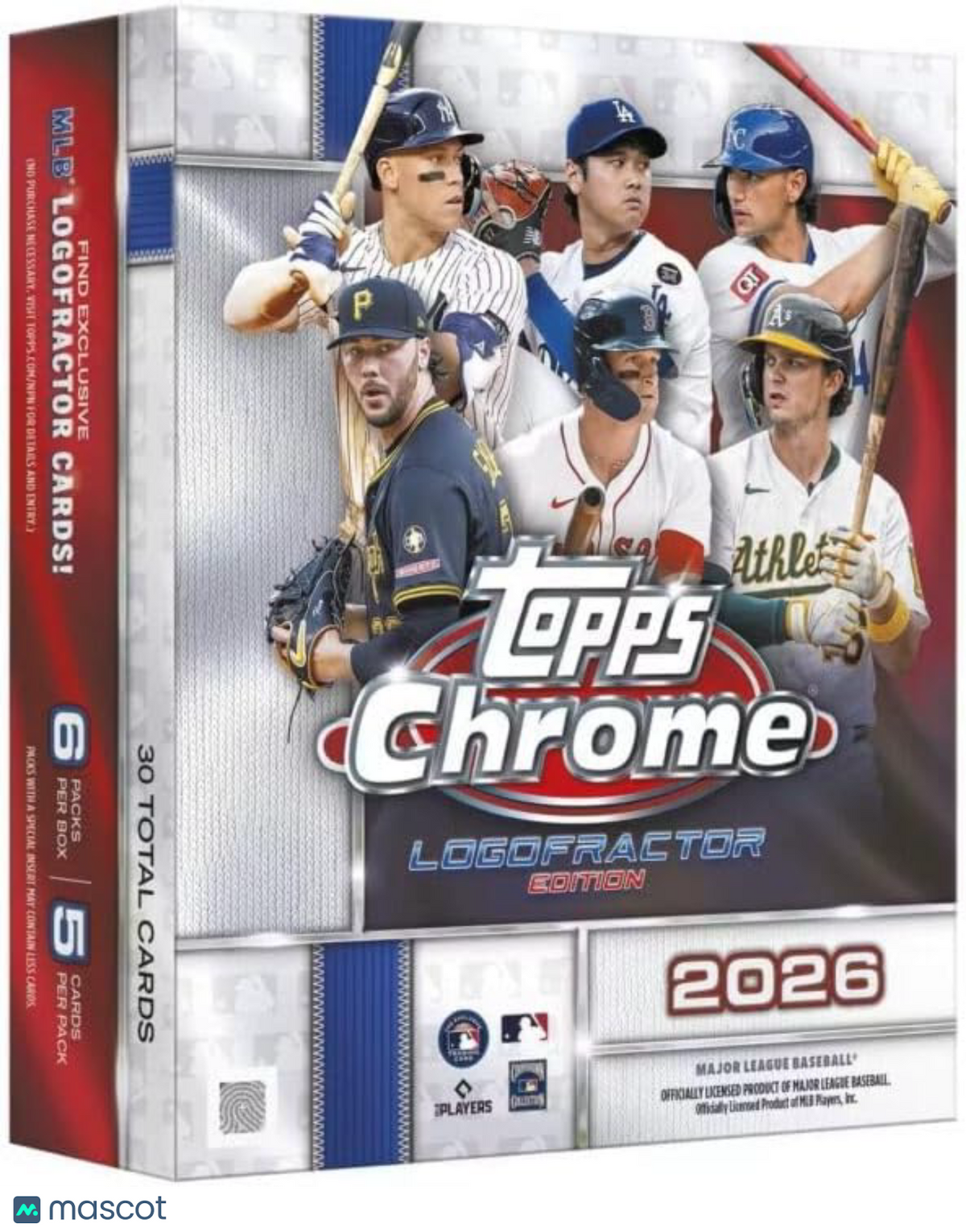 2026 Topps Chrome Baseball Logofractor Edition Box