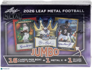 2026 Leaf Metal Football Hobby Jumbo Box