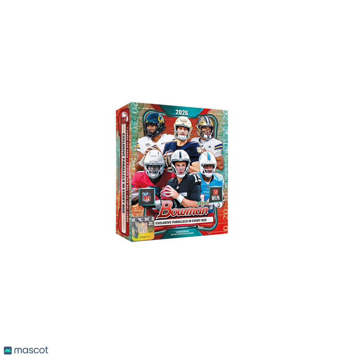 2026 Topps NFL Bowman Football Trading Card Mega Box