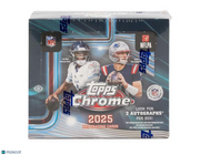 Topps 2025 Chrome Football Hobby Jumbo Box