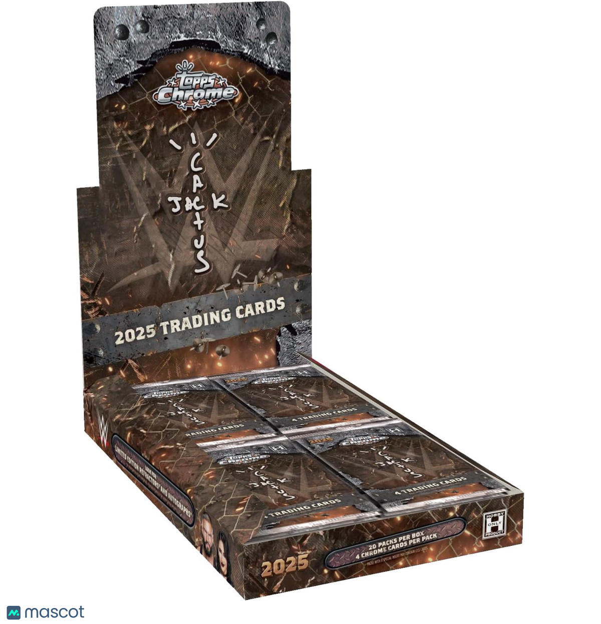 Topps 2025 Topps Chrome WWE x Cactus Jack Hobby Box