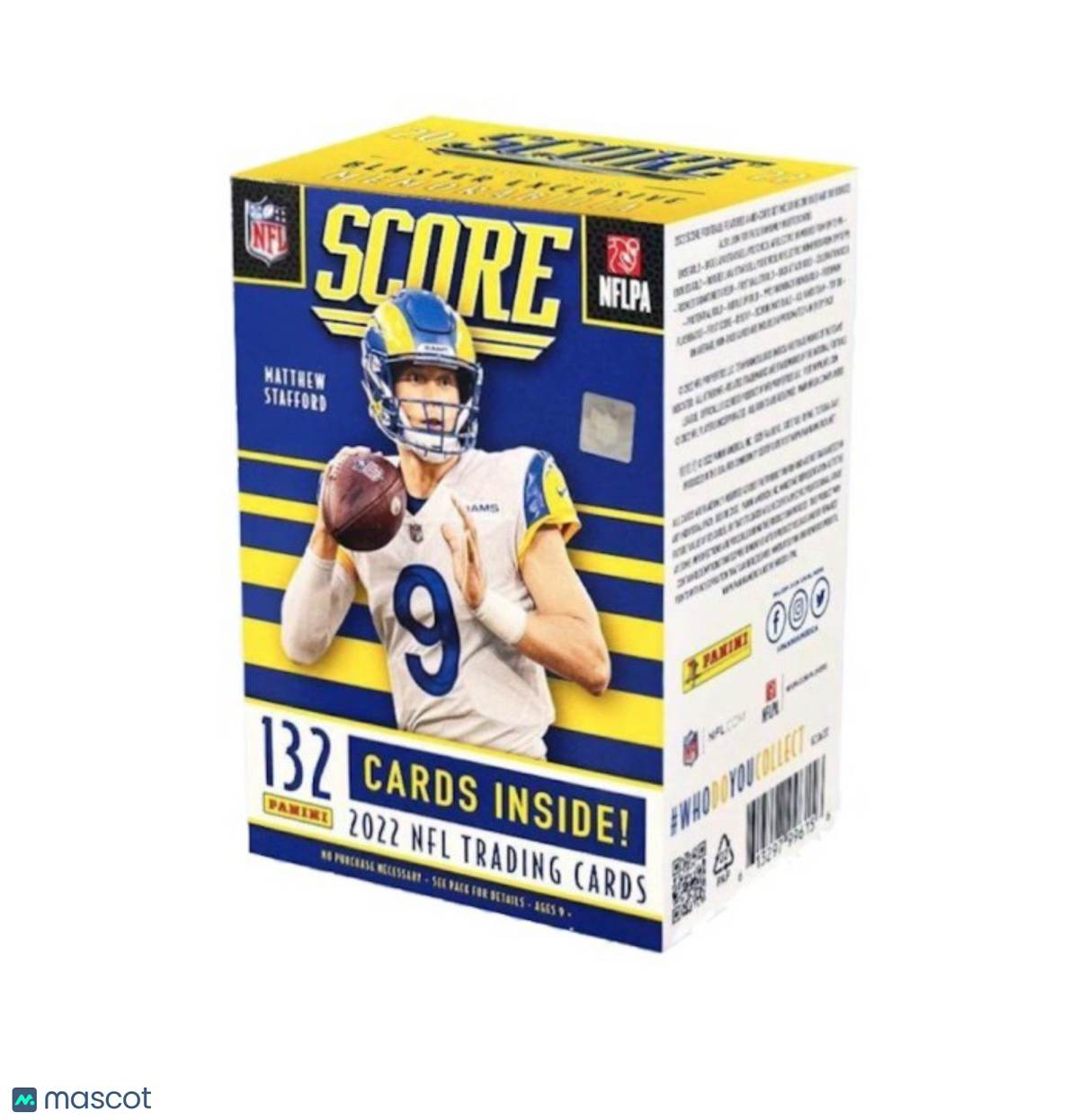 Panini Score Football 2022 NFL Blaster Box (Gold Parallels)