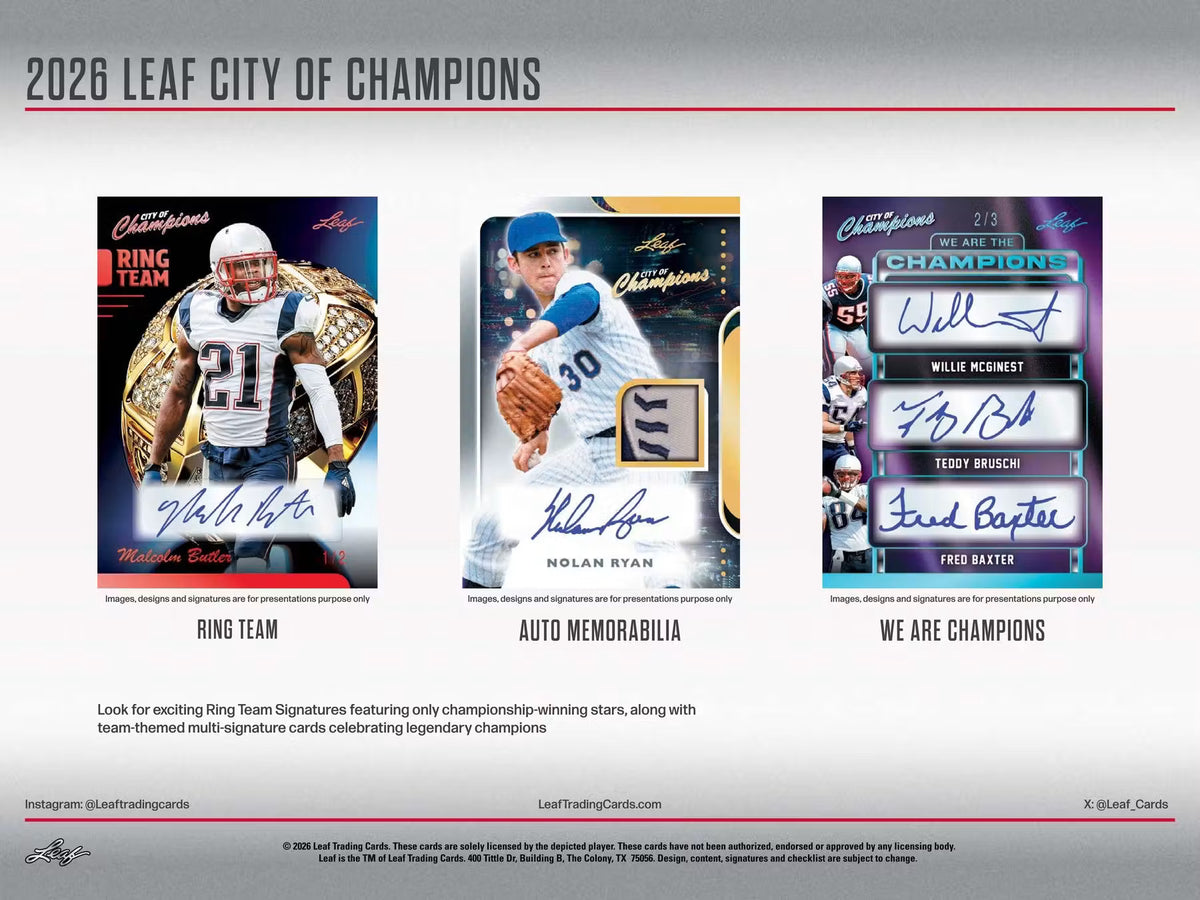 2026 Leaf City of Champions Box