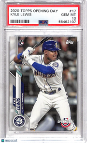 2020 Topps Opening Day Kyle Lewis #17 PSA 10