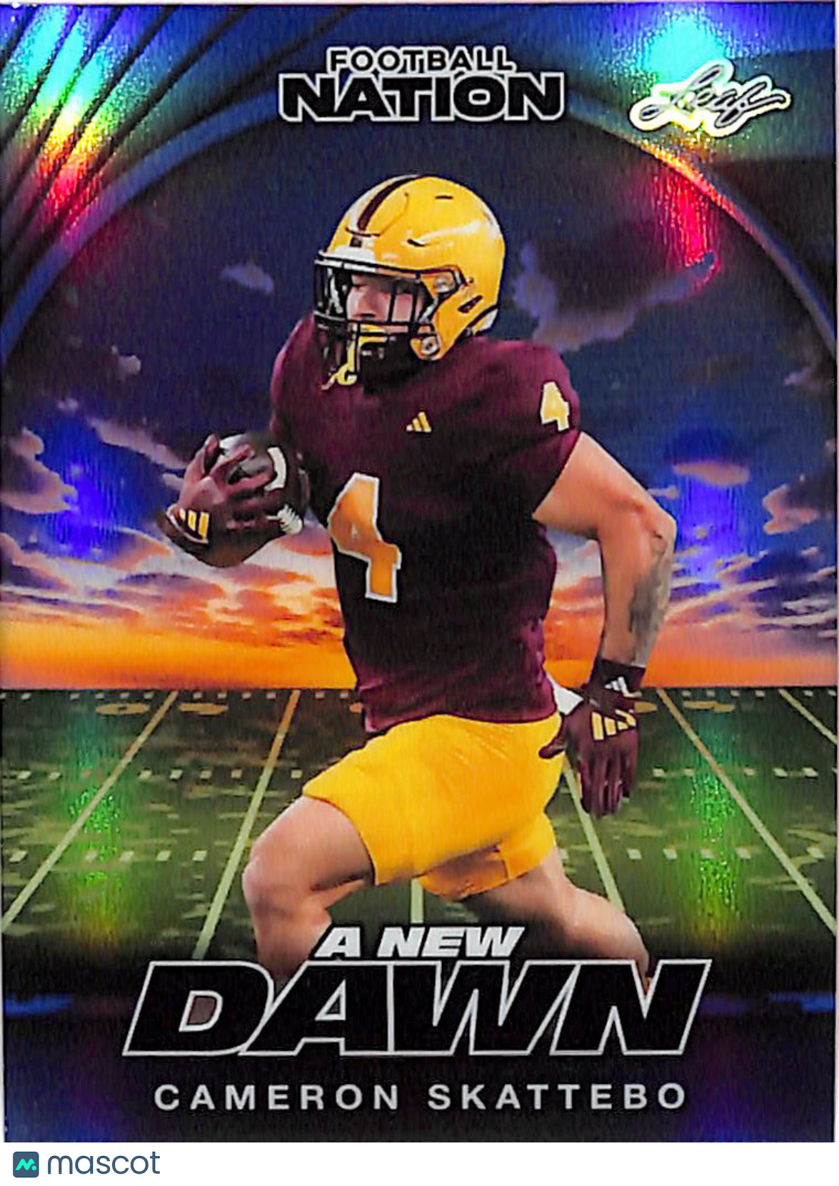 2025 Leaf Football Nation A New Dawn Cameron Skattebo /1 #ND-30 Arizona State