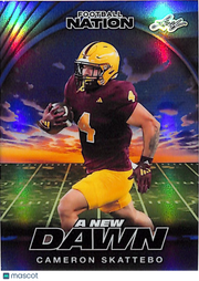 2025 Leaf Football Nation A New Dawn Cameron Skattebo /1 #ND-30 Arizona State