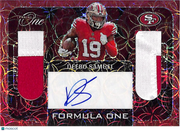 2022 Panini One Formula One Deebo Samuel Auto /15 Dual Patch #349 49ers