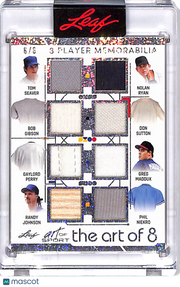 2026 Leaf Art of Sport Gibson Maddux Niekro Johnson Ryan Seaver Patch /6 #A8-16