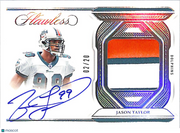 2023 Panini Flawless Jason Taylor /20 Patch Auto Autograph #DPA-JTA Dolphins