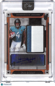 2023 Panini One Tank Bigsby Auto Autograph /99 Rookie Patch #138 Jaguars