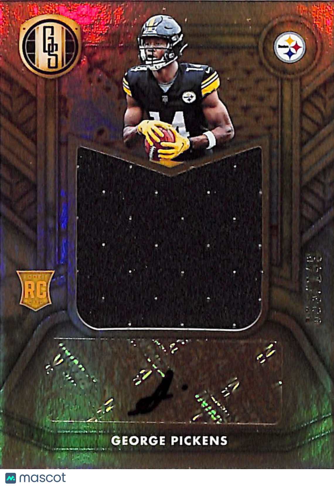 2022 Gold Standard George Pickens Rookie Patch Auto #RAJ-GPI Steelers /149