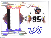 2025 Flawless Football Greg Lloyd /25 Autograph Patch #PA-GLD Steelers