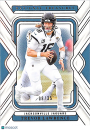 2024 Panini National Treasures Football Trevor Lawrence /35 Gold #45 Jaguars