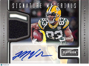 2019 Panini Playbook Marquez Valdes-Scantling /249 Patch Auto #SM-MS Packers