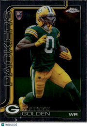 2025 Topps Chrome Matthew Golden Rookie RC #333 Green Bay Packers