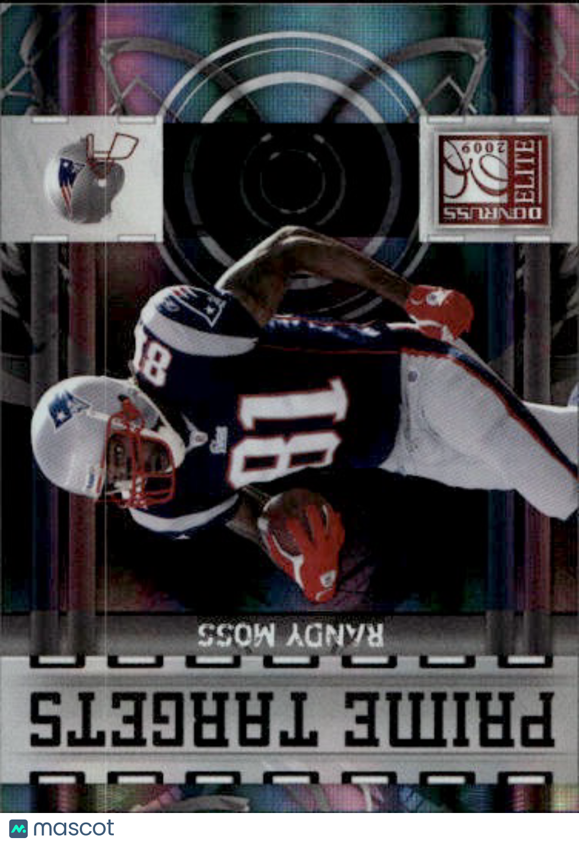 2009 Donruss Elite Prime Targets Randy Moss /399 #24 New England Patriots