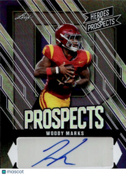 2024 Leaf Heroes & Prospects Woody Marks Autograph Rookie /25 #AP-WM1 USC