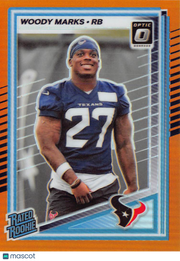 2025 Panini Donruss Optic Woody Marks Orange /299 Rookie #288 Houston Texans