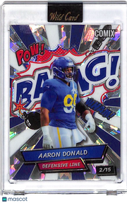 2025 Wild Card Comix Aaron Donald /15 #ACBRB-AD Los Angeles Rams