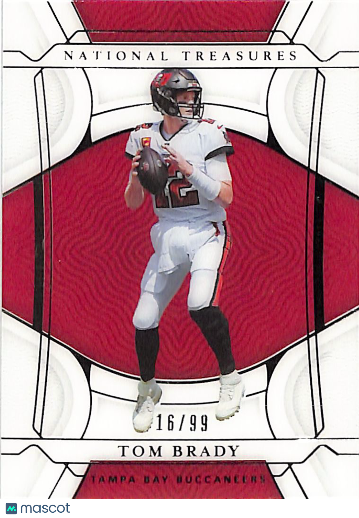 2021 Panini National Treasures Tom Brady /99 #76 Tampa Bay Buccaneers
