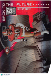 2007 Donruss Elite Back to the Future Marvin Harrison Jerry Rice Red /200 BTF-21