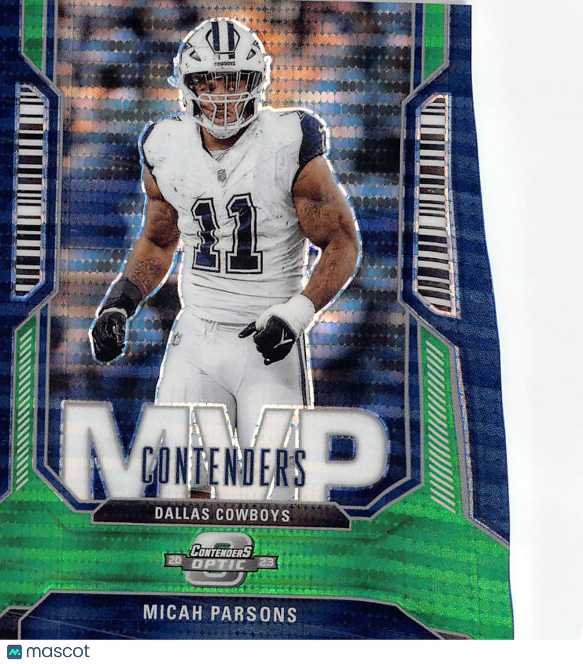 2024 Panini Contenders Optic Micah Parsons Green Pulsar MVP /30 #MVP-16 Cowboys