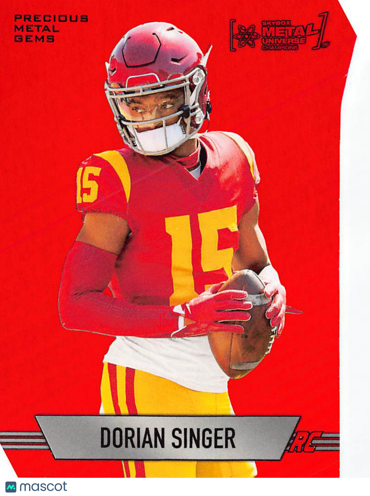 2024 SkyBox Metal Universe Dorian Singer Red Precious Gems /100 Rookie FF-30 USC
