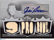 2007 Topps Triple Threads Jim Brown White Whale 1/1 Auto Patch #TTRA-80 Browns