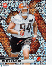 2025 Panini Mosaic Football Mason Graham No Huddle Rookie RC #311 Cleveland Browns