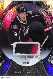 2015-16 Upper Deck Trilogy Ryan Johansen /45 Patch #WH3BH Blue Jackets