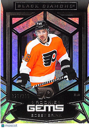 2022-23 Upper Deck Black Diamond Bobby Brink /399 Rookie Gems #RG-BB Flyers