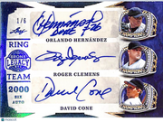 2024 Leaf Bronx Legacy Rivera Nelson Clemens Stanton Cone Hernández Auto /6