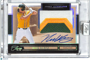 2025 Panini Three and Two Nick Kurtz /49 Rookie Autograph Patch #JK-NK Athletics