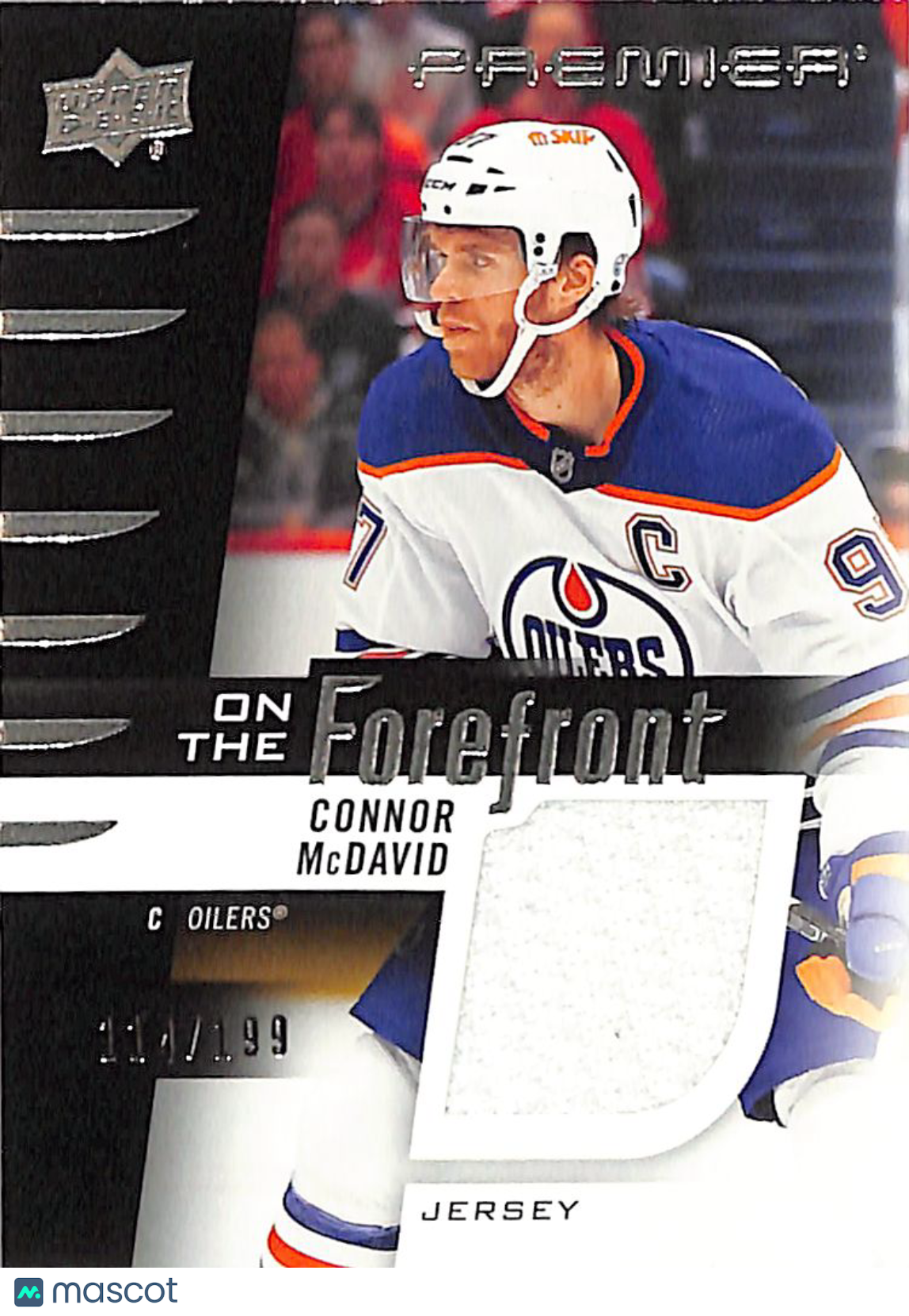 2023-24 Upper Deck Premier On the Forefront Connor McDavid /199 Jersey #OF-CM