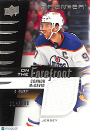 2023-24 Upper Deck Premier On the Forefront Connor McDavid /199 Jersey #OF-CM
