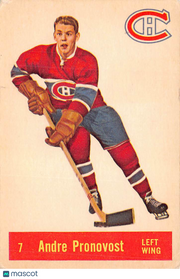 1957 Parkhurst Andre Pronovost Montreal Canadiens