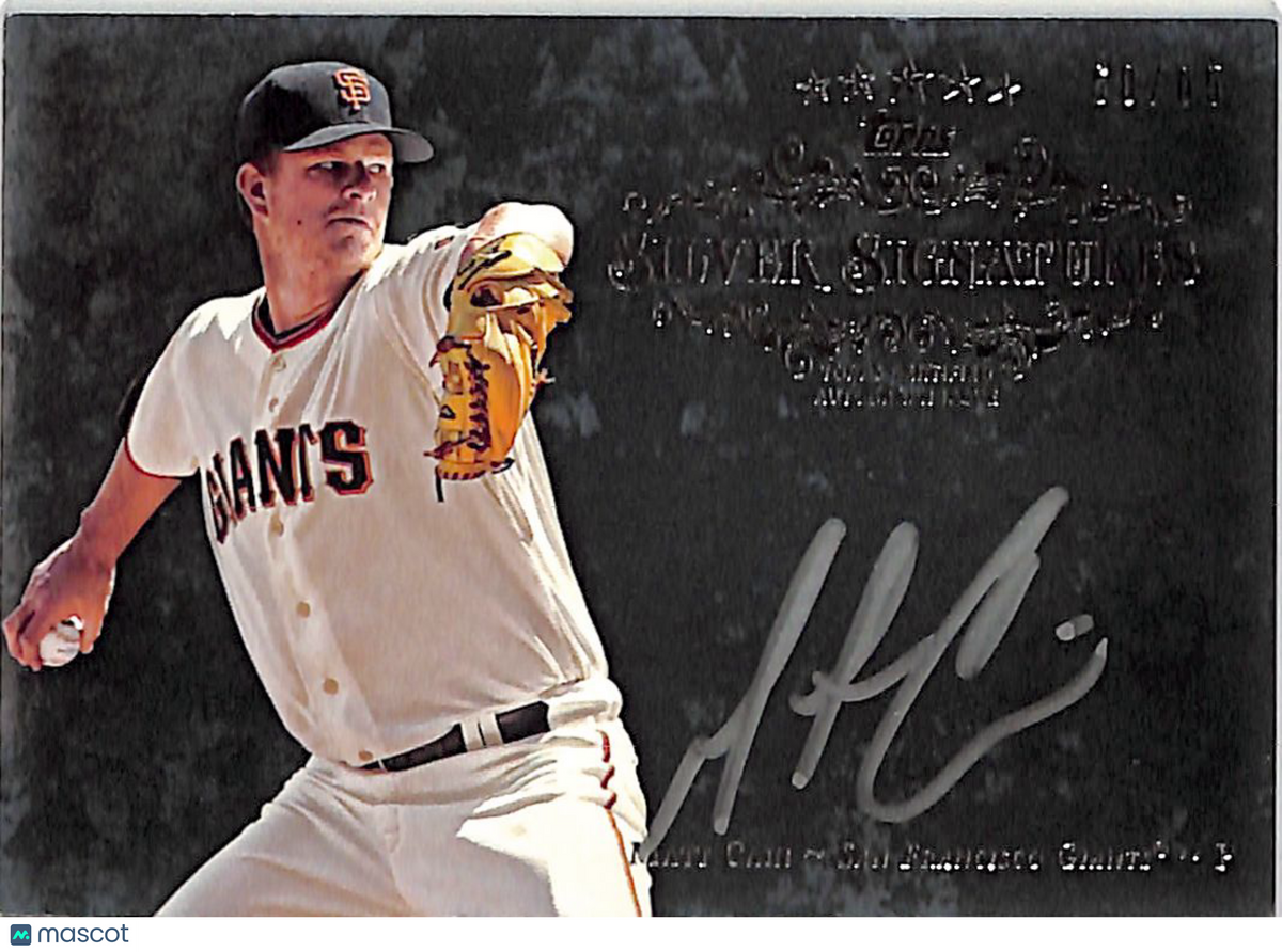 2013 Topps Five Star Baseball Matt Cain Silver Signatures /65 #FSSS-MC Giants