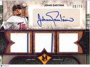 2025 Topps Museum Collection Johan Santana /75 Relic Patch Auto #SPTRA-JS Twins